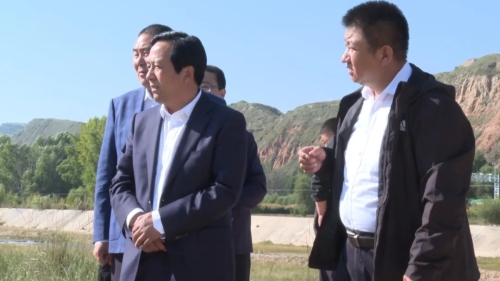 雷立新专题调研县污水处理厂尾水人工湿地水质净化工程项目